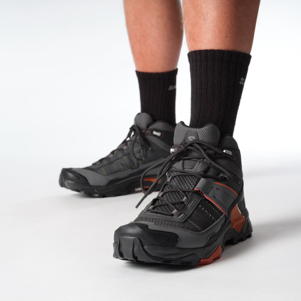 Ботинки X ULTRA 5 MID GTX (RU 43.5 UK 10 USm 10.5 СМ 28; asphalt/castlerock/burnt ochre)